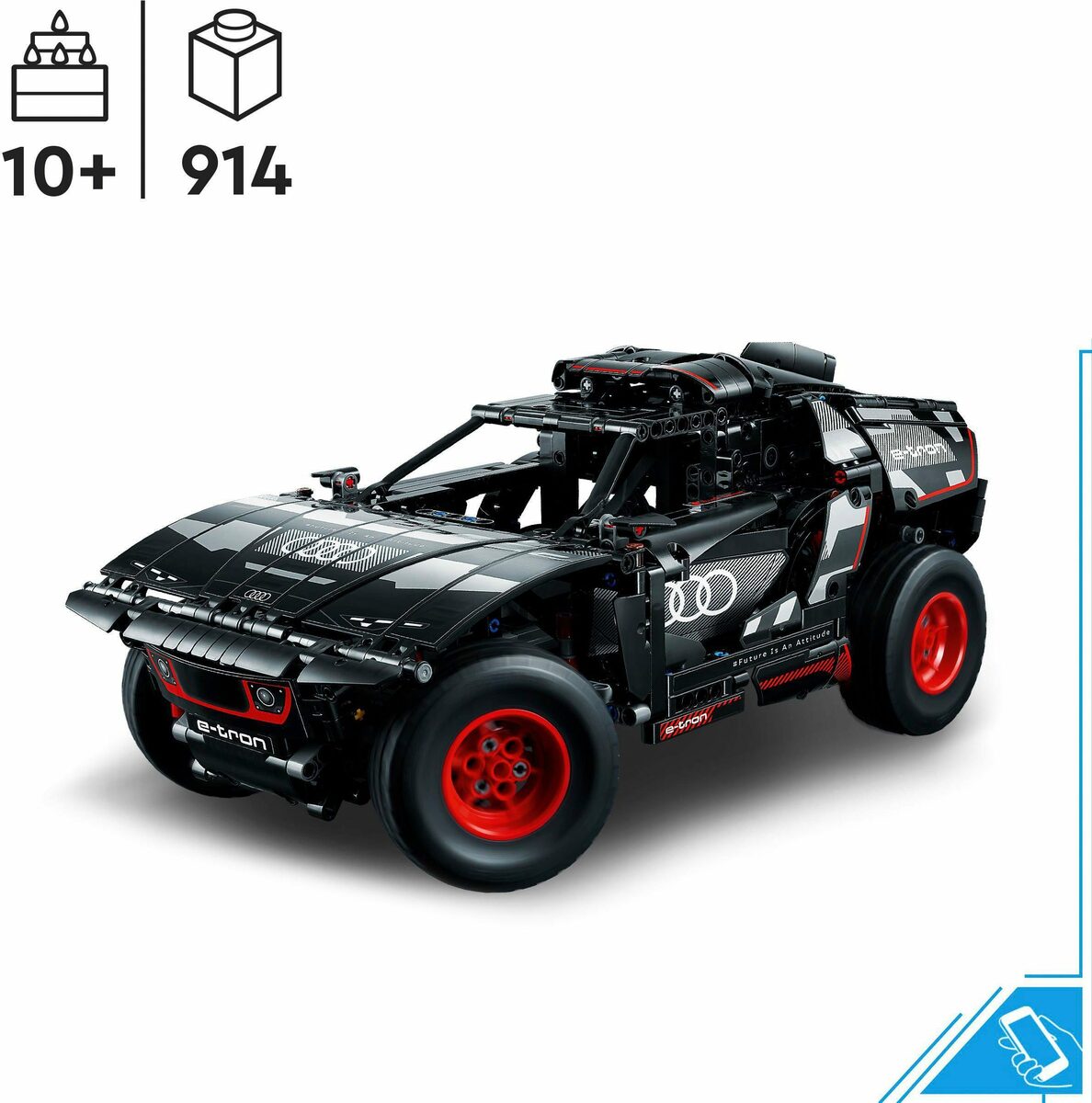 Bild 4 von LEGO® Konstruktionsspielsteine Audi RS Q e-tron (42160), LEGO® Technic, (914 St), Made in Europe