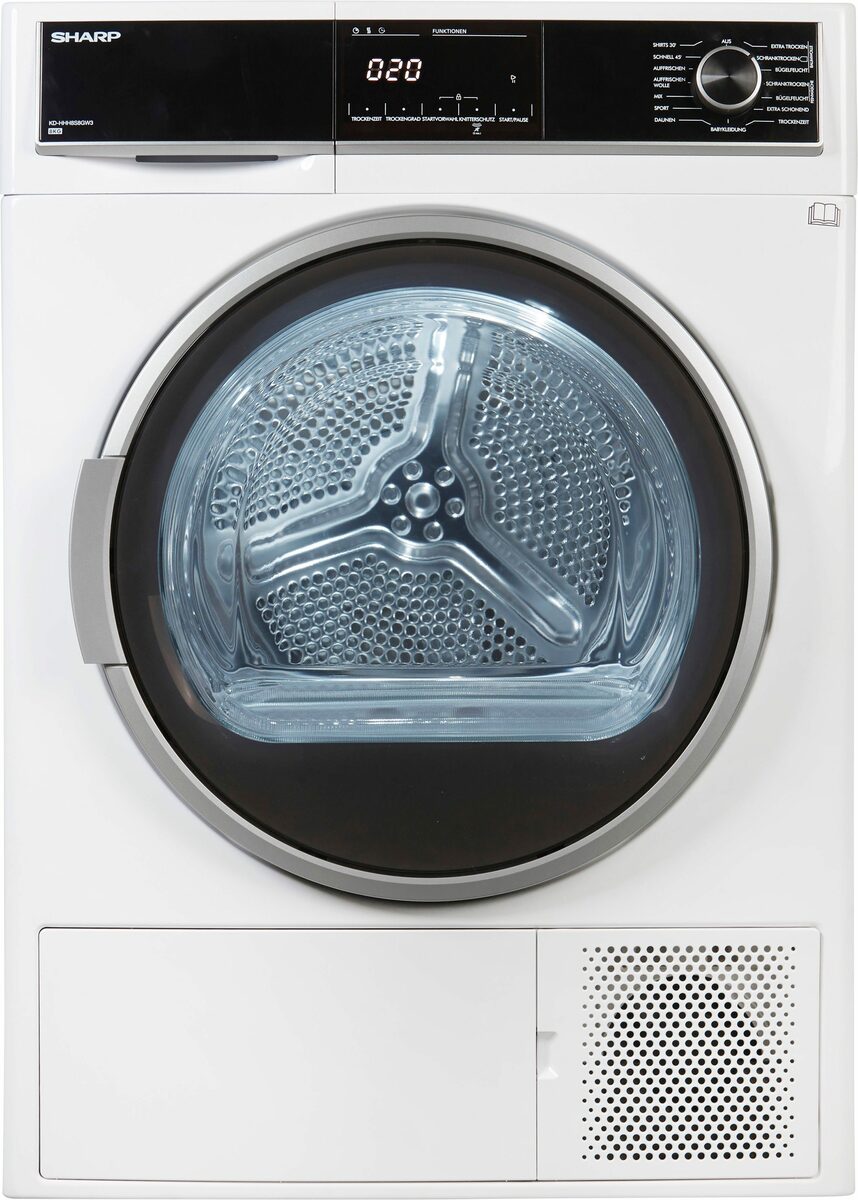 Bild 4 von Sharp Wärmepumpentrockner KD-HHH8S8GW3-DE, 8 kg