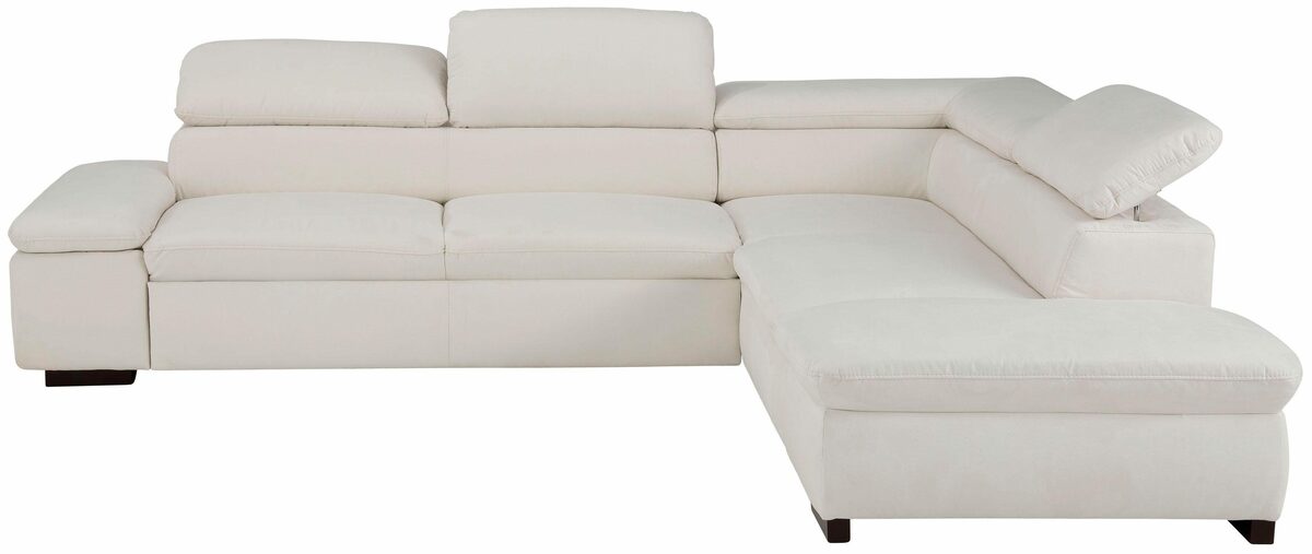 Bild 1 von Home affaire Ecksofa Alberto, mit Ottomane, inkl. Kopfteilverstellung, wahlweise mit Bettfunktion