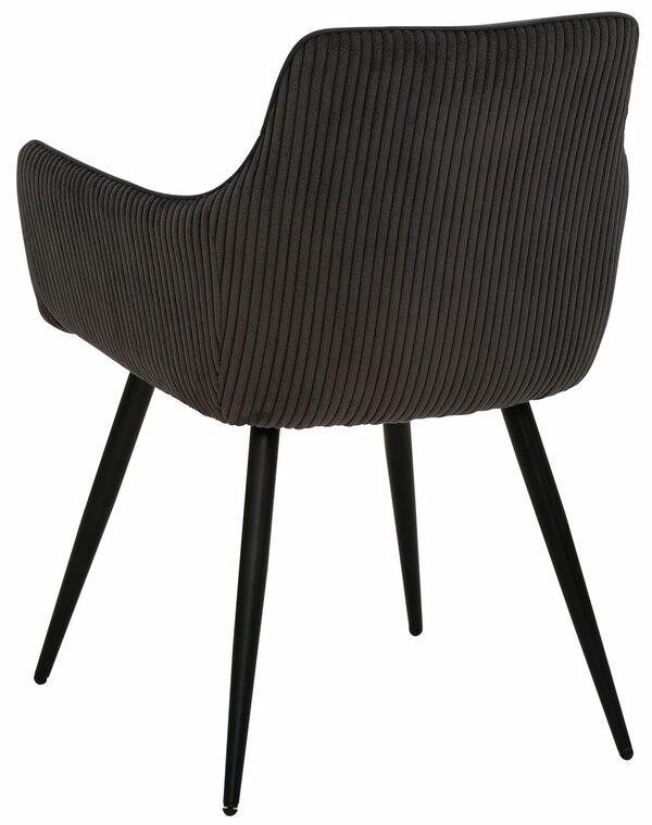 Bild 3 von HELA Armlehnstuhl LISA (Set, 2 St), moderner Materialmix: Cord und Samtvelours