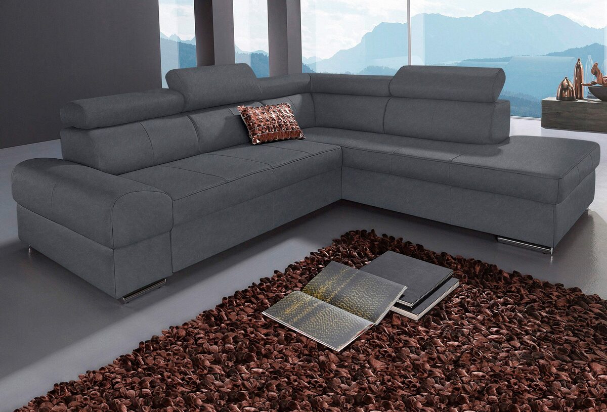 Bild 2 von sit&more Ecksofa, mit verstellbaren Kopfteilen, wahlweise mit Bettfunktion