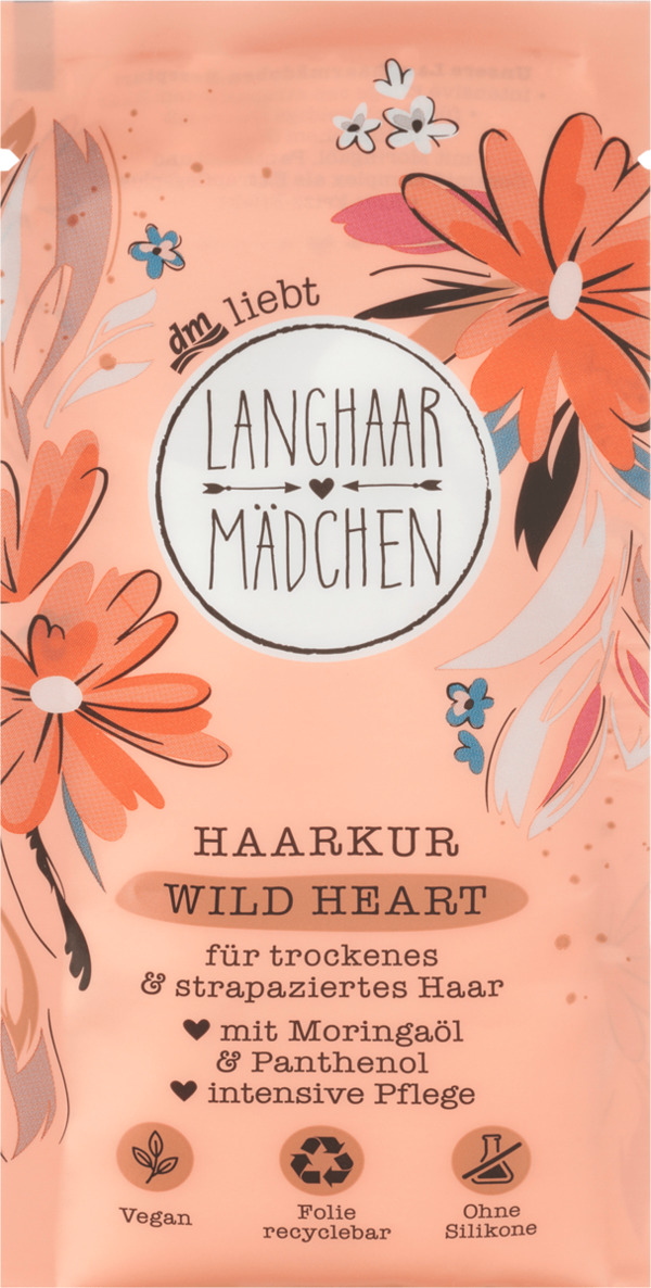 Bild 1 von Langhaarmädchen Haarmaske Wild Heart LE*