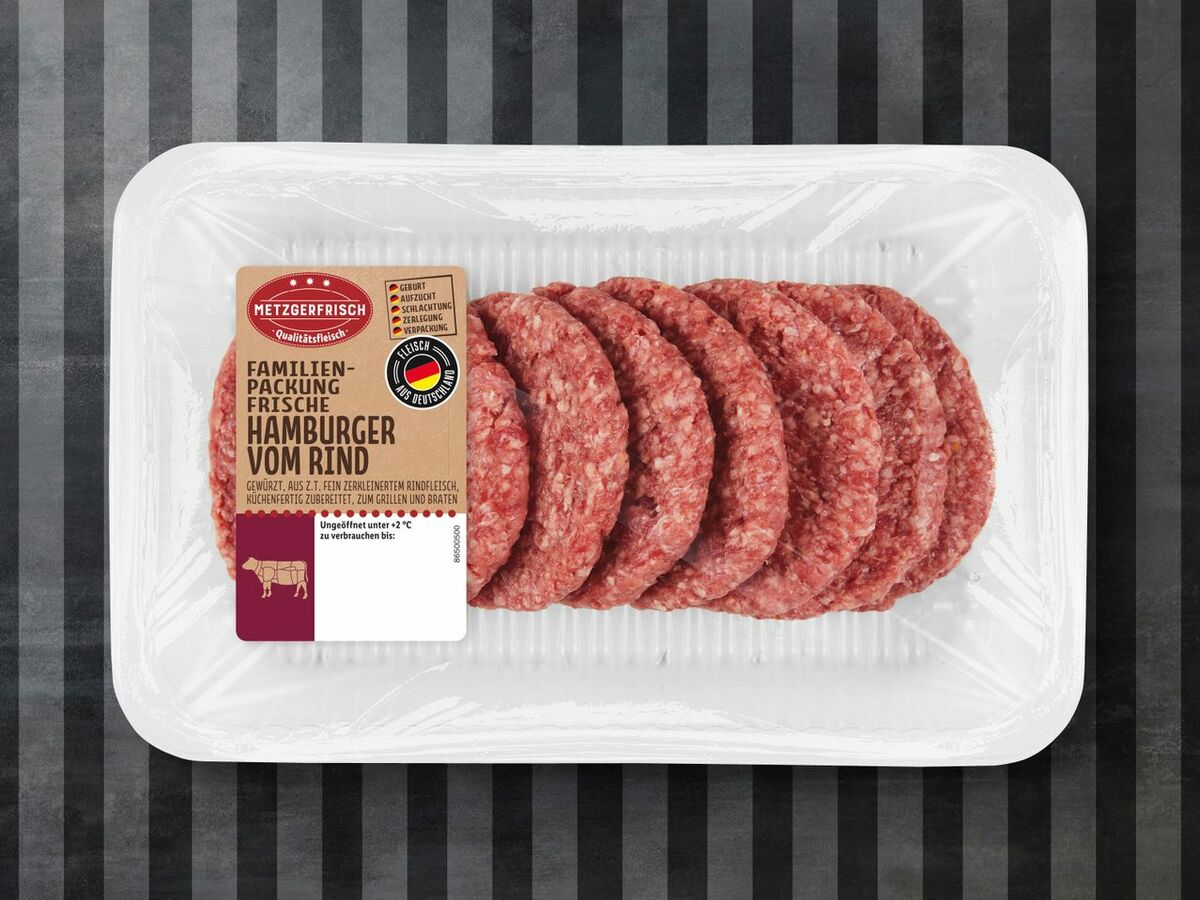 Bild 1 von Metzgerfrisch Hamburger vom Rind XXL