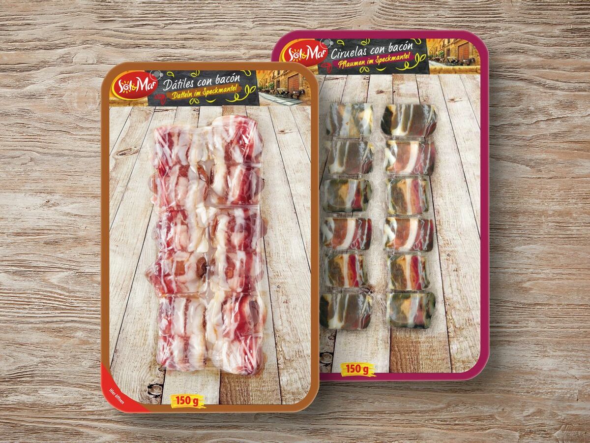Sol &amp; Mar Datteln/Pflaumen im Speckmantel von Lidl ansehen!