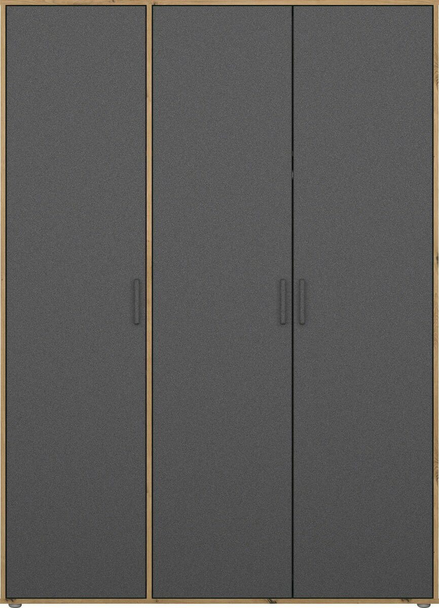 Bild 3 von rauch Drehtürenschrank Voyager mit modernen Griffen in Graumetallic