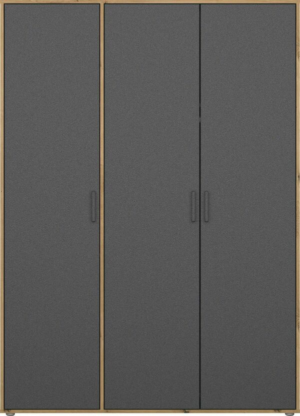 Bild 3 von rauch Drehtürenschrank Voyager mit modernen Griffen in Graumetallic