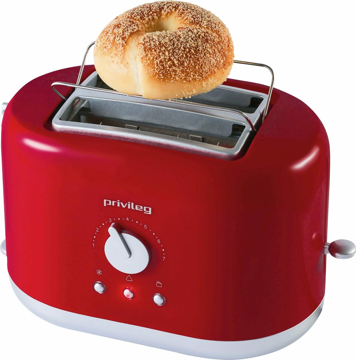 Bild 1 von Privileg Toaster PT2870RPH, 2 kurze Schlitze, 870 W