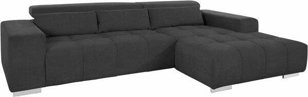 Bild 3 von COTTA Ecksofa Orion, mit Recamiere, inkl. verstellbaren Kopfstützen und 3 Kissen