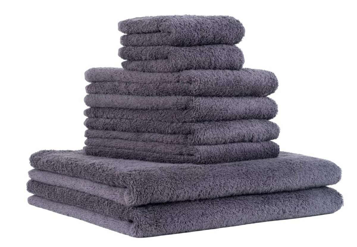 Bild 1 von PANA® 8-tlg. Frottier-Set • Frottee Handtücher Set • Gästetuch • Handtuch • Duschtuch • 100% Baumwolle • Hautverträglich • Ökotex Zertifiziert • Handtuchset