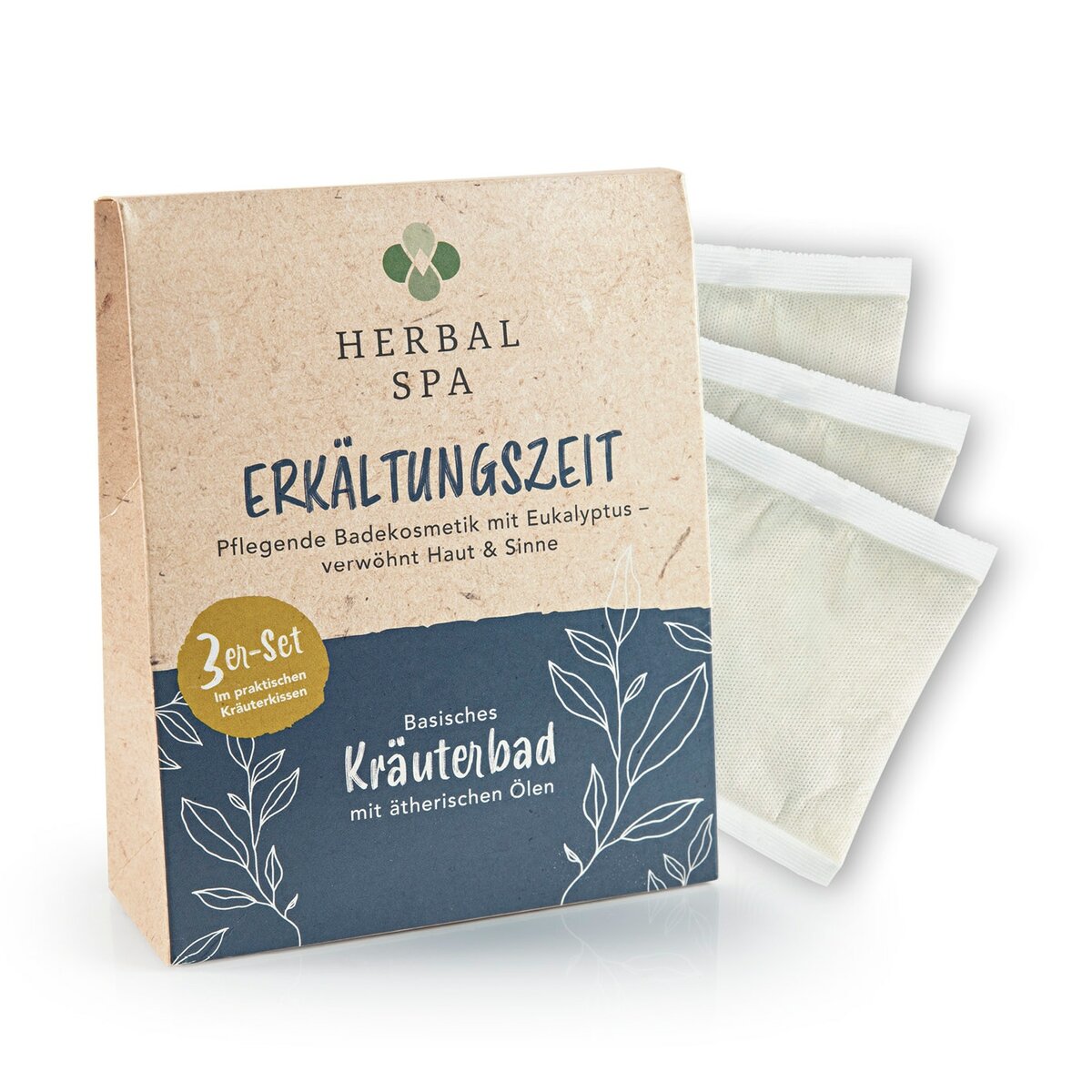 Bild 1 von HERBAL SPA Badekissen Erkältungszeit 3er-Set 100g