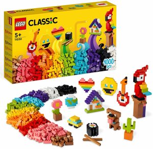 LEGO® Konstruktionsspielsteine Großes Kreativ-Bauset (11030), LEGO® Classic, (1000 St)
