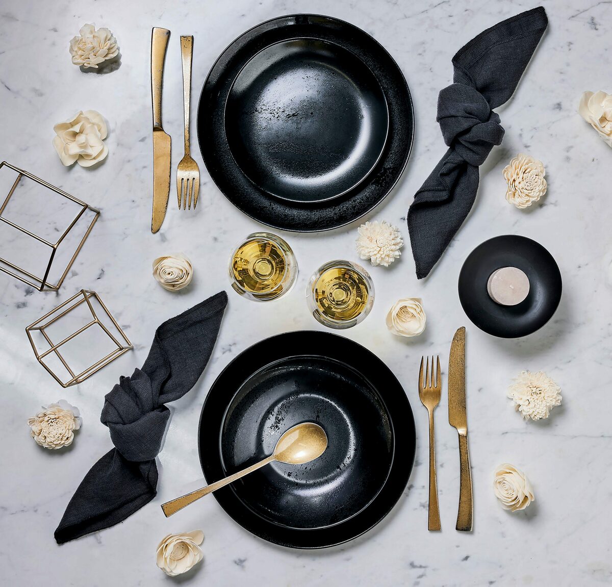 Bild 3 von Leonique Tafelservice Freddie (12-tlg), 4 Personen, Hartglas, kratz- und stoßfest, Made in Europe