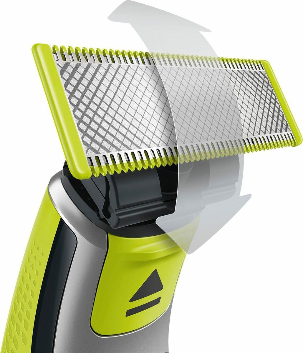 Bild 3 von Philips Ersatzscherköpfe OneBlade QP240/50, Set, 4 St., passend für alle OneBlade Handstücke, eine Klinge hält bis zu 4 Monate