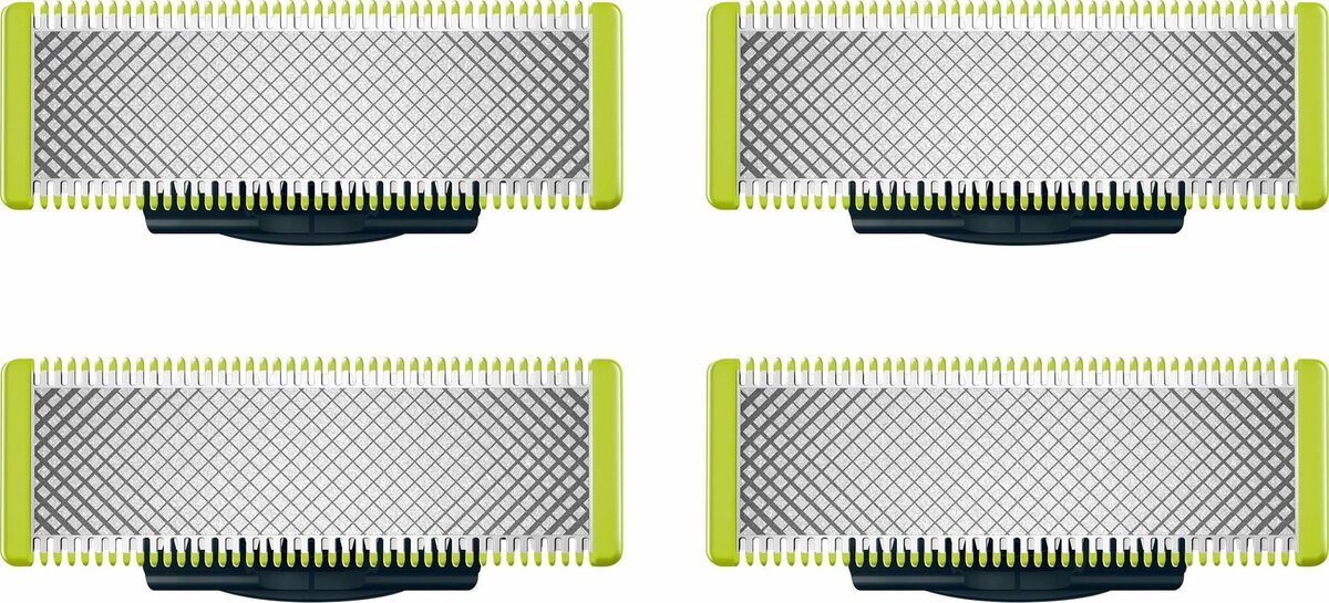 Bild 2 von Philips Ersatzscherköpfe OneBlade QP240/50, Set, 4 St., passend für alle OneBlade Handstücke, eine Klinge hält bis zu 4 Monate