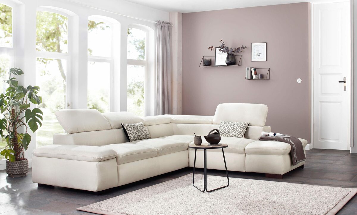 Bild 3 von Home affaire Ecksofa Alberto, mit Ottomane, inkl. Kopfteilverstellung, wahlweise mit Bettfunktion