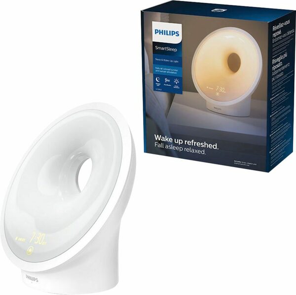 Bild 1 von Philips Tageslichtwecker SmartSleep HF3653/01 mit 8 natürlichen Wecktönen und 25 Lichteinstellungen