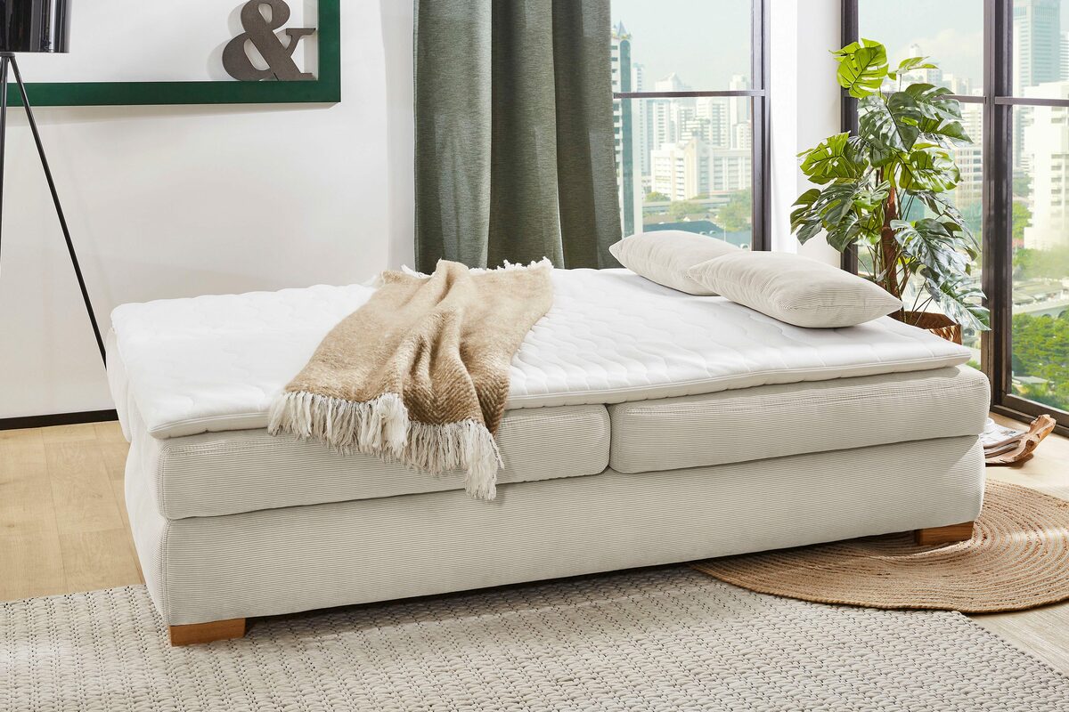 Bild 2 von Jockenhöfer Gruppe Schlafsofa Derby, Dauerschläfer geeignet,Topper,Tonnentaschenfederkern Sitz u.Rücken