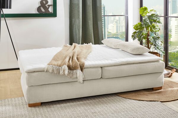 Bild 2 von Jockenhöfer Gruppe Schlafsofa Derby, Dauerschläfer geeignet,Topper,Tonnentaschenfederkern Sitz u.Rücken