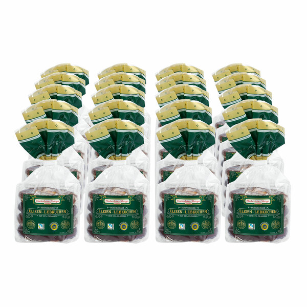 Bild 1 von Häberlein Elisenlebkuchen 3-fach 300 g, 20er Pack