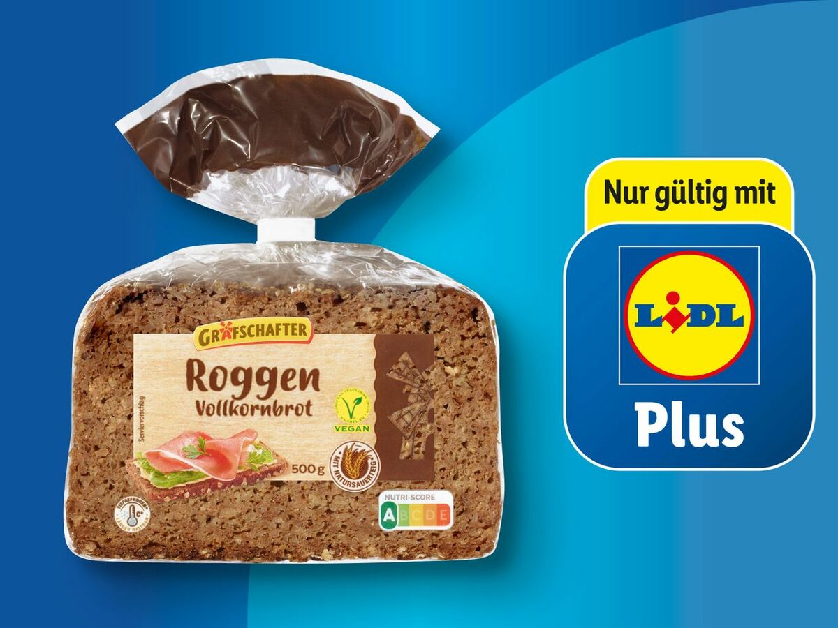 Bild 1 von Grafschafter Roggenvollkornbrot geschnitten
