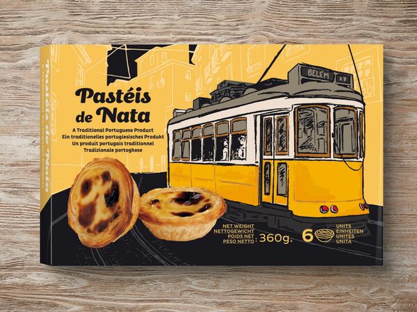 Pastéis de Nata Gefüllte Cremetörtchen von Lidl ansehen!