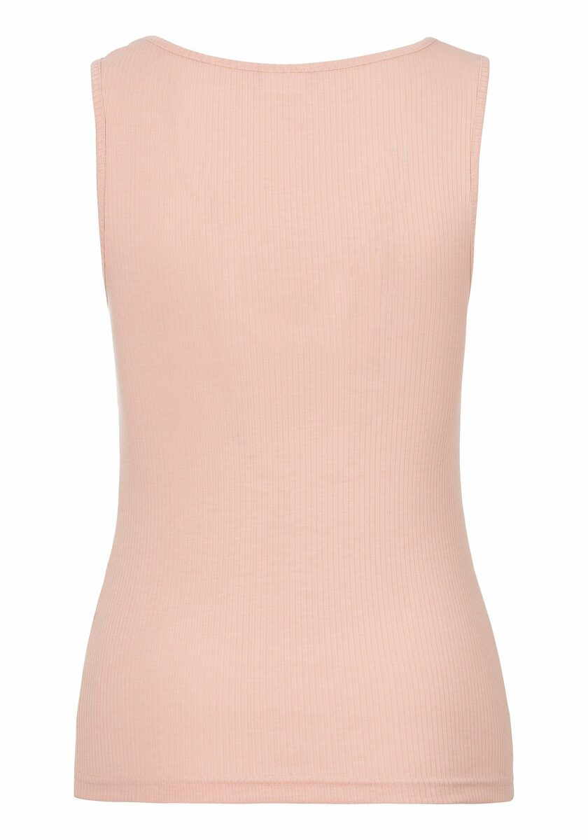 Bild 2 von LASCANA Trägertop in geripptem Material mit Rundhalsausschnitt
