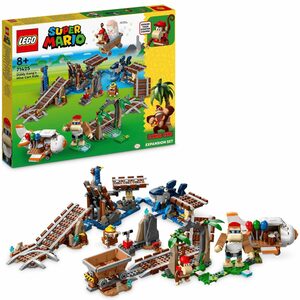 LEGO® Konstruktionsspielsteine Diddy Kongs Lorenritt – Erweiterungsset (71425), LEGO® Super Mario, (1157 St), Made in Europe