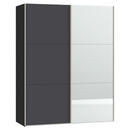 Bild 1 von Carryhome SCHWEBETÜRENSCHRANK Anthrazit, Schwarz