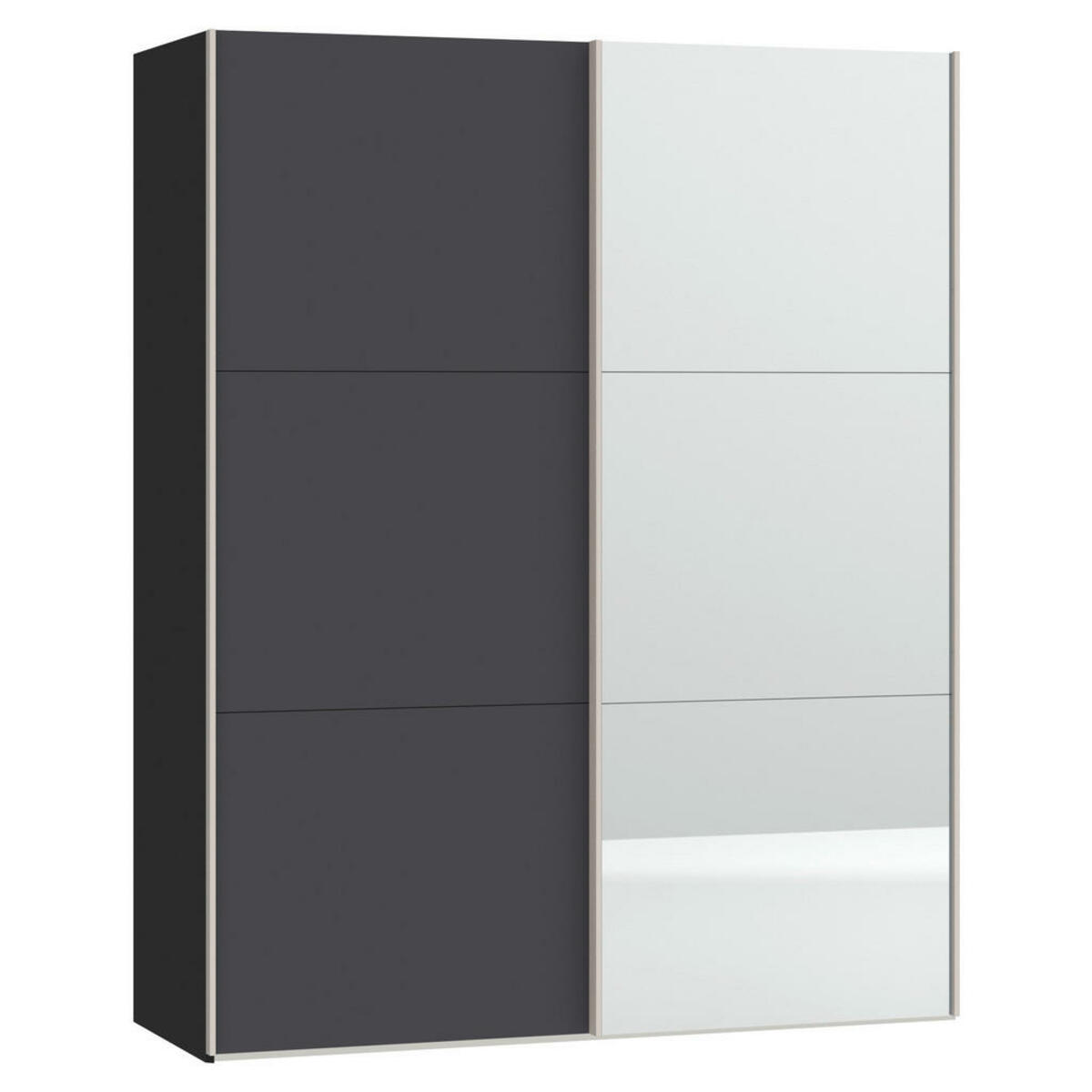 Bild 1 von Carryhome SCHWEBETÜRENSCHRANK Anthrazit, Schwarz