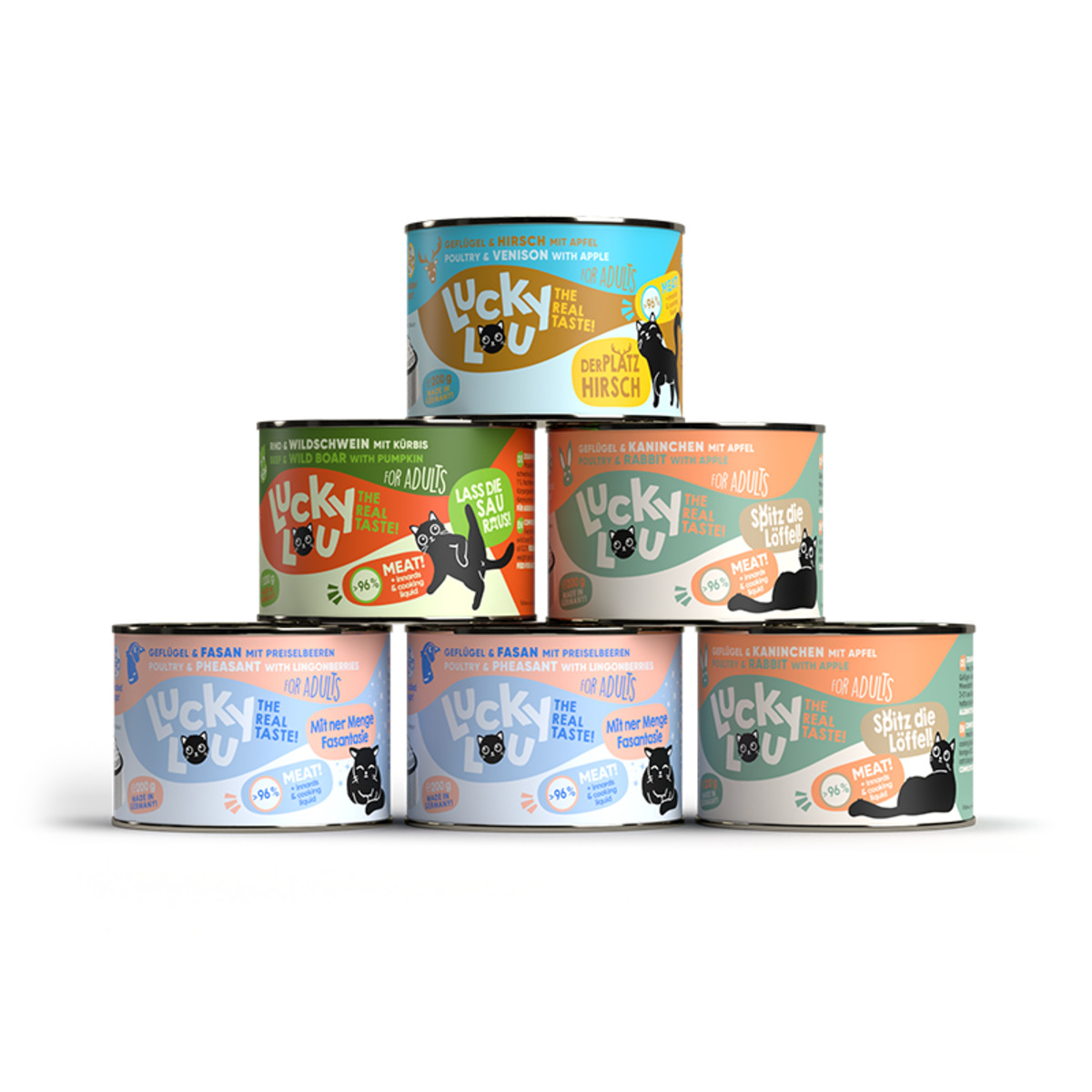 Bild 1 von Lucky Lou Adult 6x200g Wild-Mix