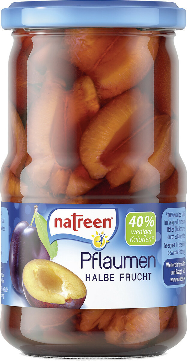 Bild 1 von Natreen Pflaumen Halbe Frucht 340G