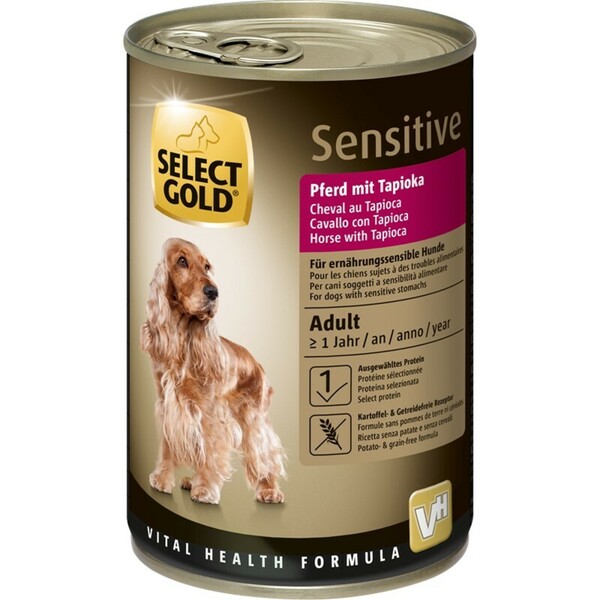 Bild 1 von SELECT GOLD Sensitive Adult Pferd mit Tapioka 24x400 g