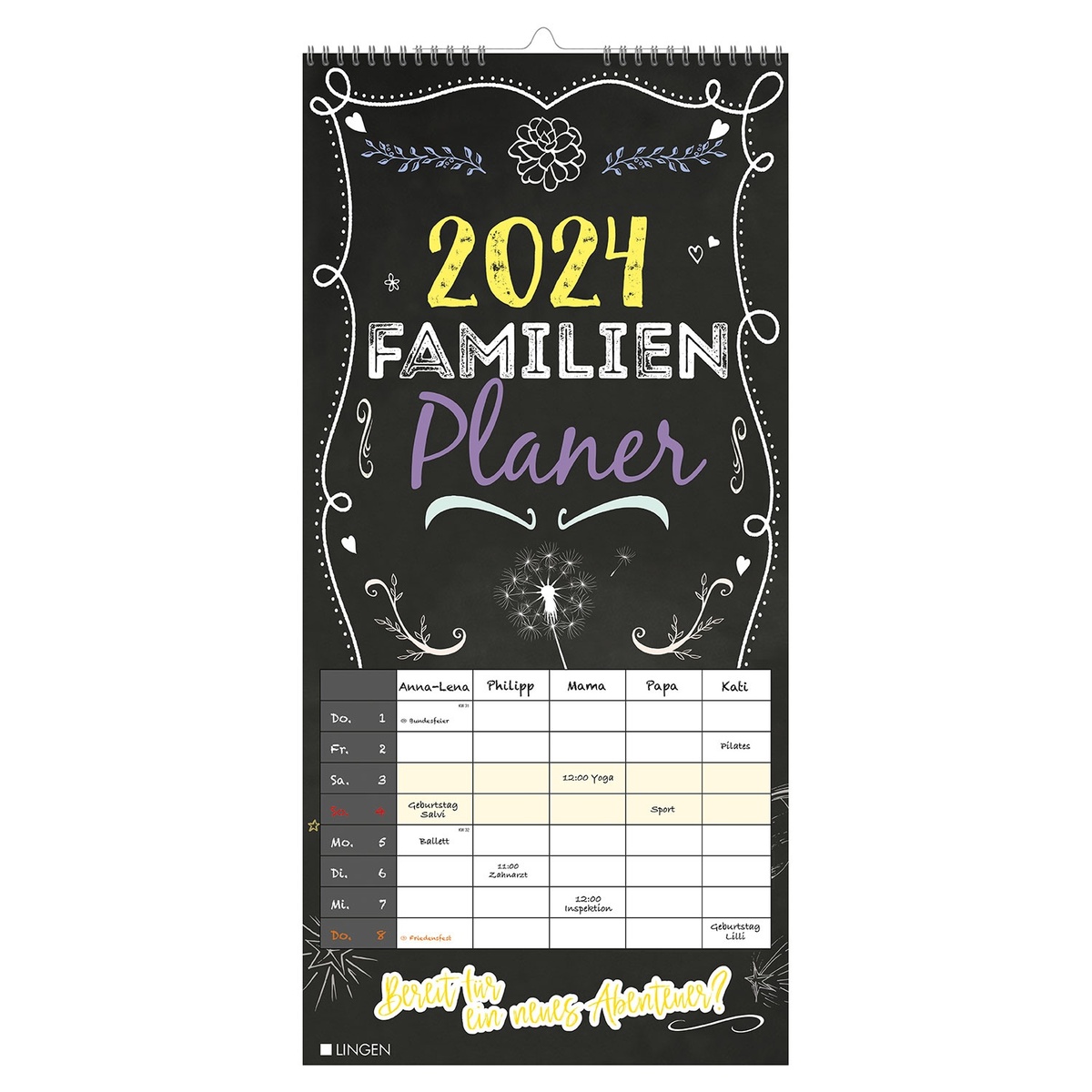 Bild 1 von Streifenkalender 2024