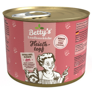 Betty's Landhausküche Fleischtopf (All Meat) 6 x 200g für Hund