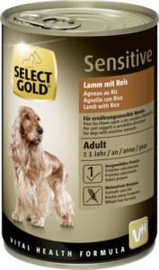 SELECT GOLD Sensitive Adult Lamm mit Reis 12x400 g