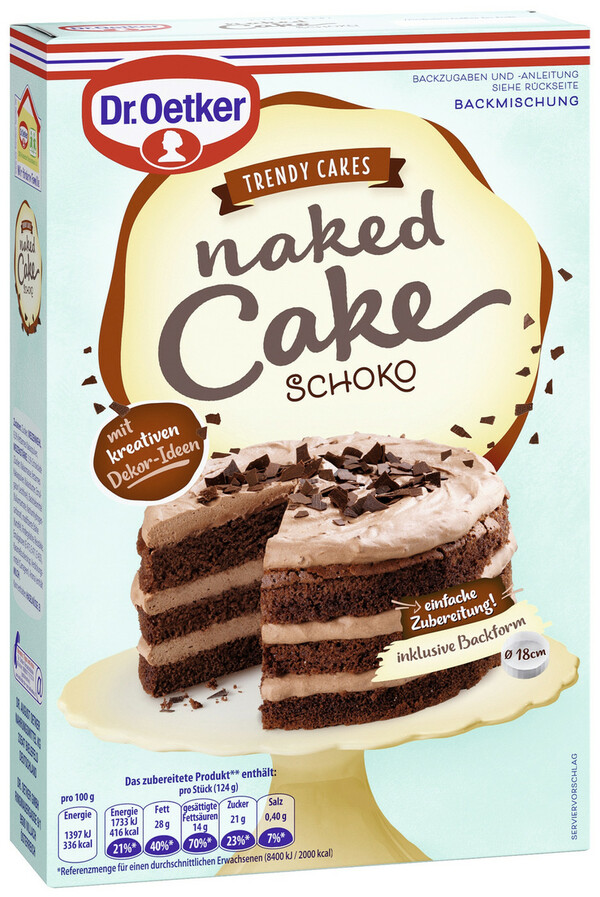 Bild 1 von Dr.Oetker Naked Cake Schoko 300G