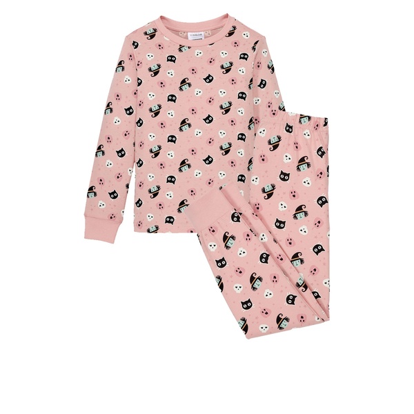 Bild 2 von LILY & DAN Kinder Halloween-Pyjama „Glow in the dark“