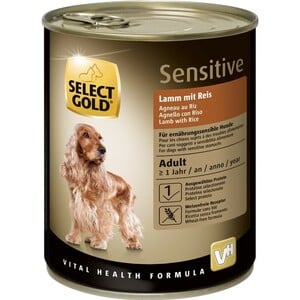 SELECT GOLD Sensitive Adult Lamm mit Reis 12x800 g