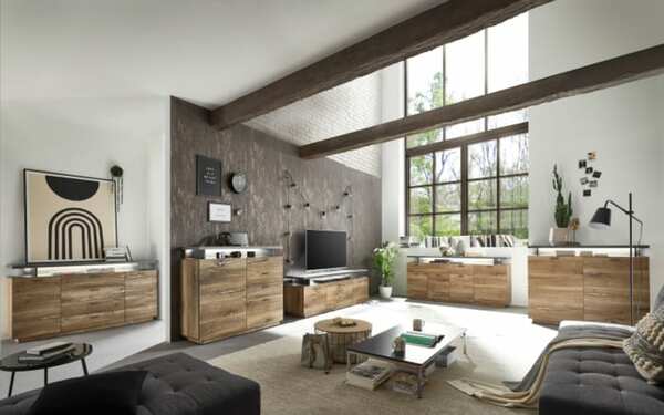 Bild 3 von Lowboard Kingston, Flagstaff-Nachbildung/anthrazit