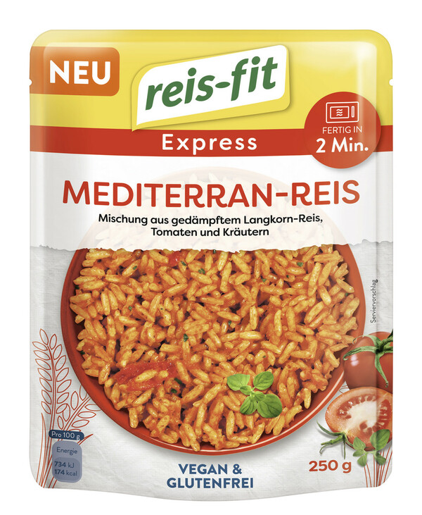 Bild 1 von Reis-Fit Express Mediterran-Reis 250G