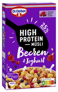Dr.Oetker High Protein Müsli Beeren & Joghurt 400G