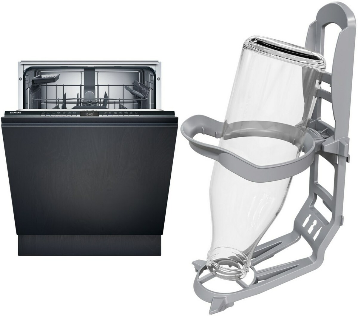 Bild 1 von SN63EXEUAE Vollintegrierbarer 60 cm Geschirrspüler bestehend aus SN63EX02AE + SZ36BH00 / B