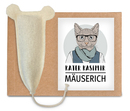 Bild 1 von Kater Kasimir handgemähte Premium XL Spielmaus aus echtem Wollfilz mit Katzenminze