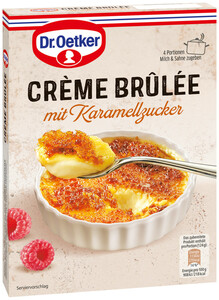 Dr.Oetker Crème Brûlée mit Karamellzucker 96G