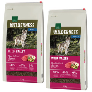 REAL NATURE WILDERNESS Wild Valley Pferd & Rind 2x12 kg