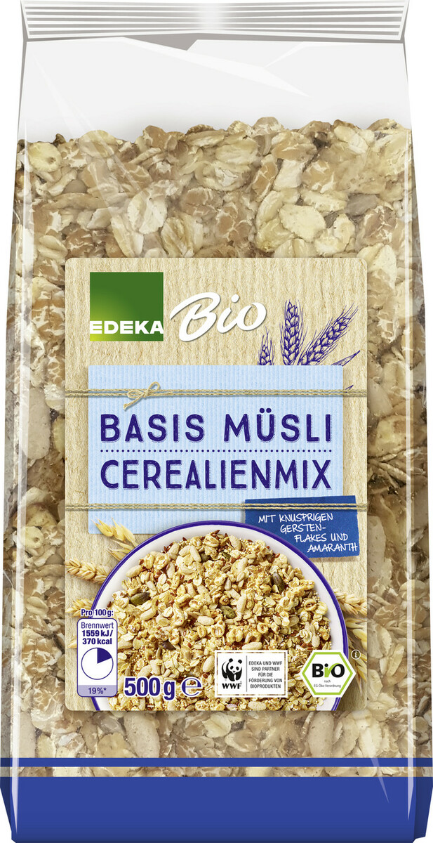 Bild 1 von EDEKA Bio Basis Müsli Cerealienmix 500G