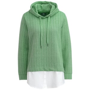 Damen Hoodie im Layer-Look