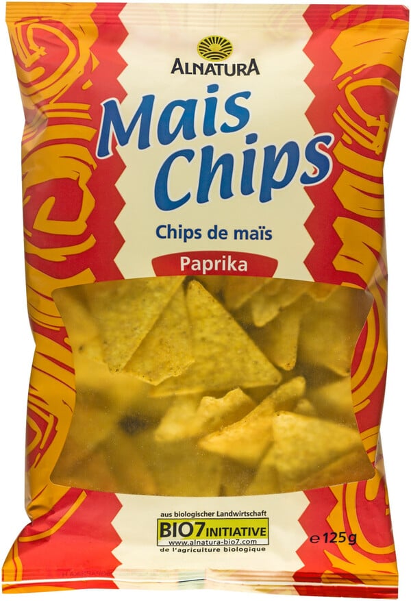 Bild 1 von Alnatura Bio Mais Chips Paprika 125G