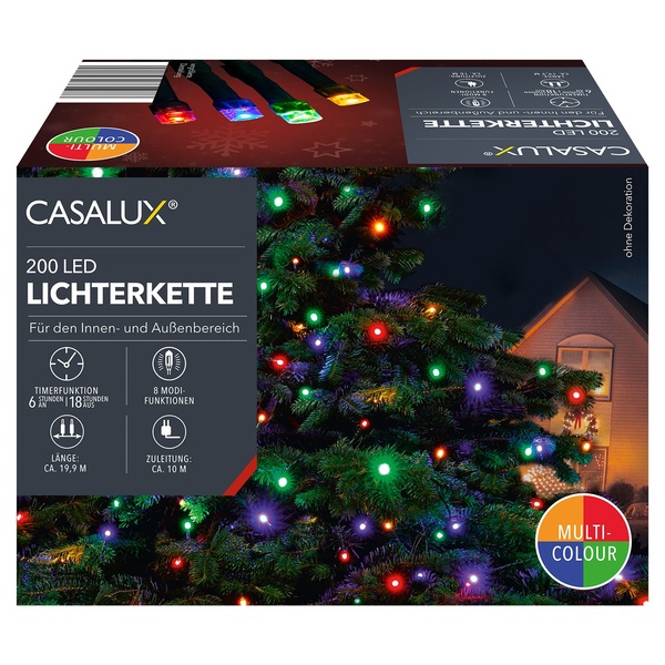 CASALUX LEDLichterkette, 200 LEDs von ALDI SÜD ansehen!