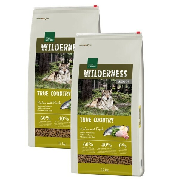 Bild 1 von REAL NATURE WILDERNESS Senior True Country Huhn mit Fisch 2x12 kg